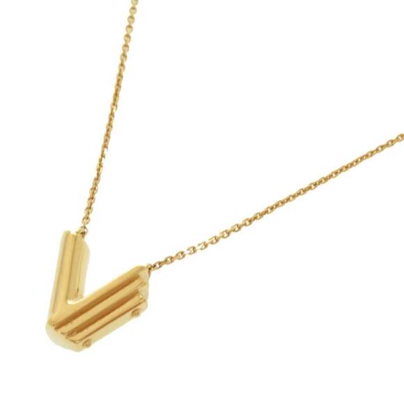 LOUIS VUITTON Gold Necklace